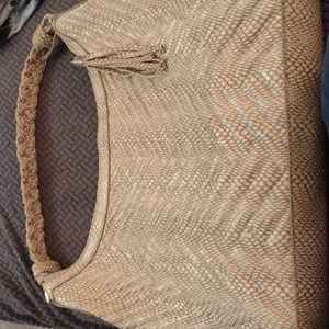 Cole Haan Faux snake Braided Shoulder Bag